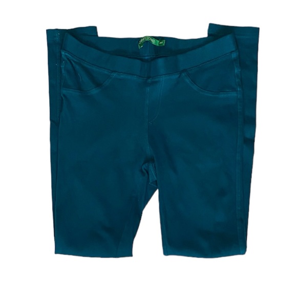 Women's Skinny Pants in Teal - Picture 3 of 5